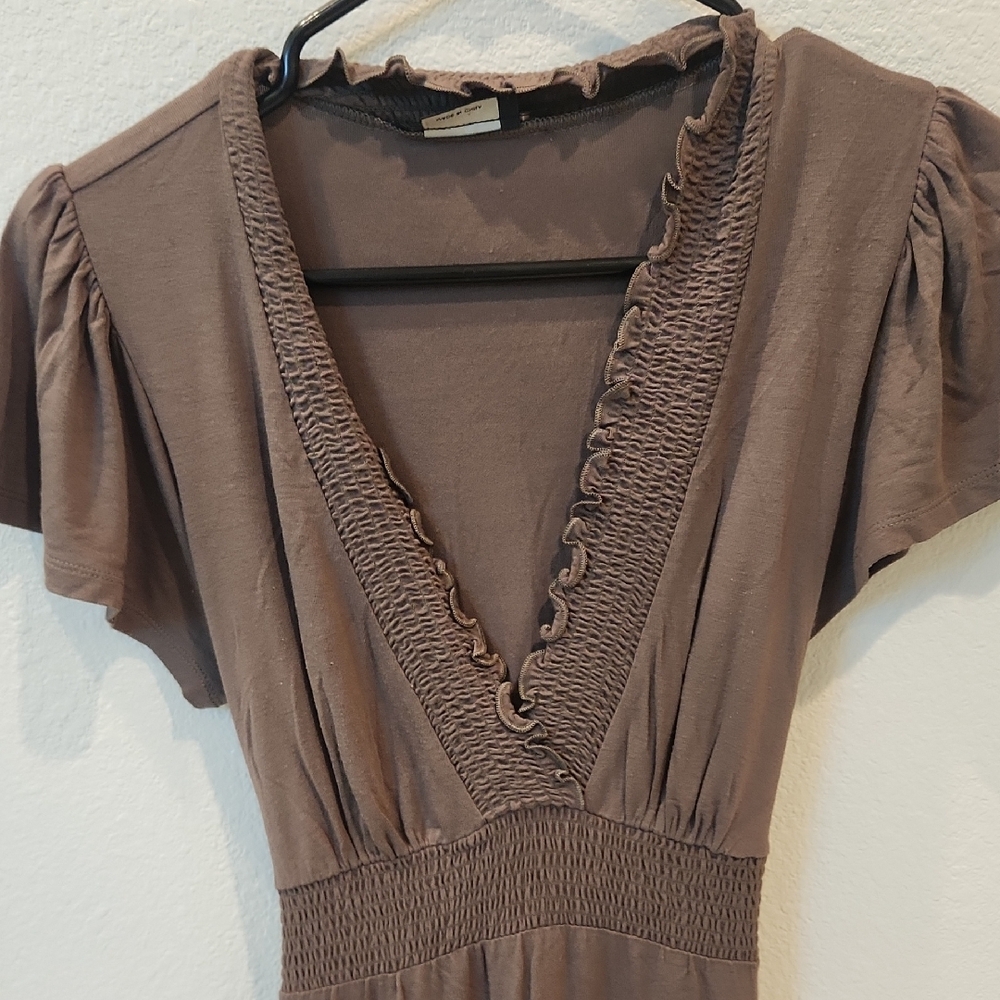 BCBGMaxAzria Chocolate Brown Midi Dress - Picture 3 of 6